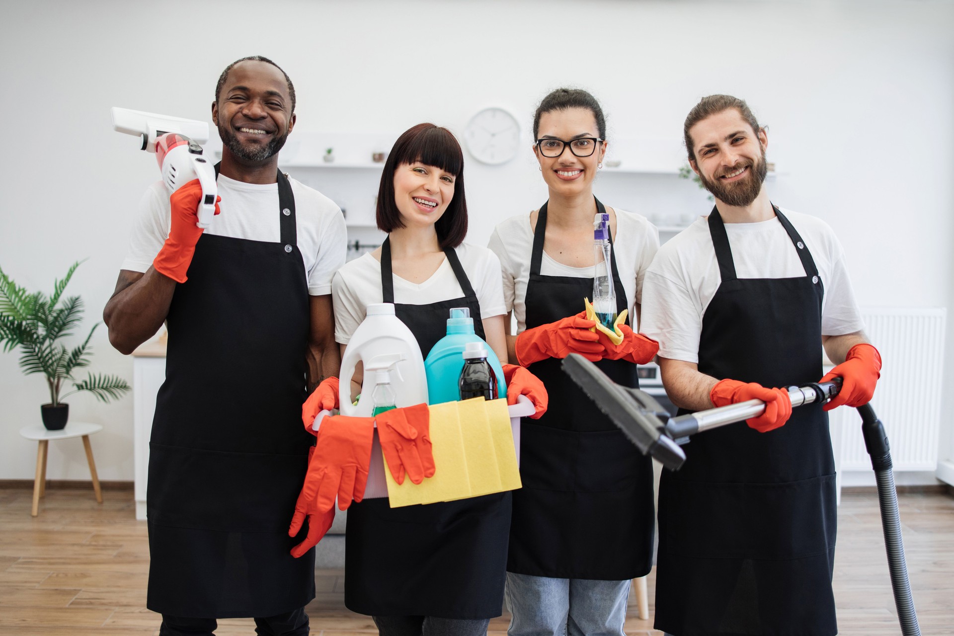 Professional cleaning service.